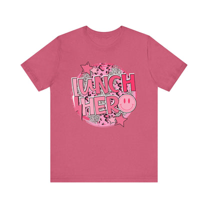 Lunch Hero Unisex Tee - Cafeteria Staff Shirt * Front Design Only