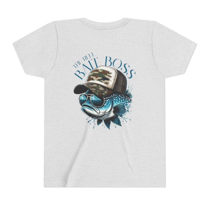 Kids Fishing Tee - CaffeinatedPlanner Family Exclusive Design: 'Bait Boss'