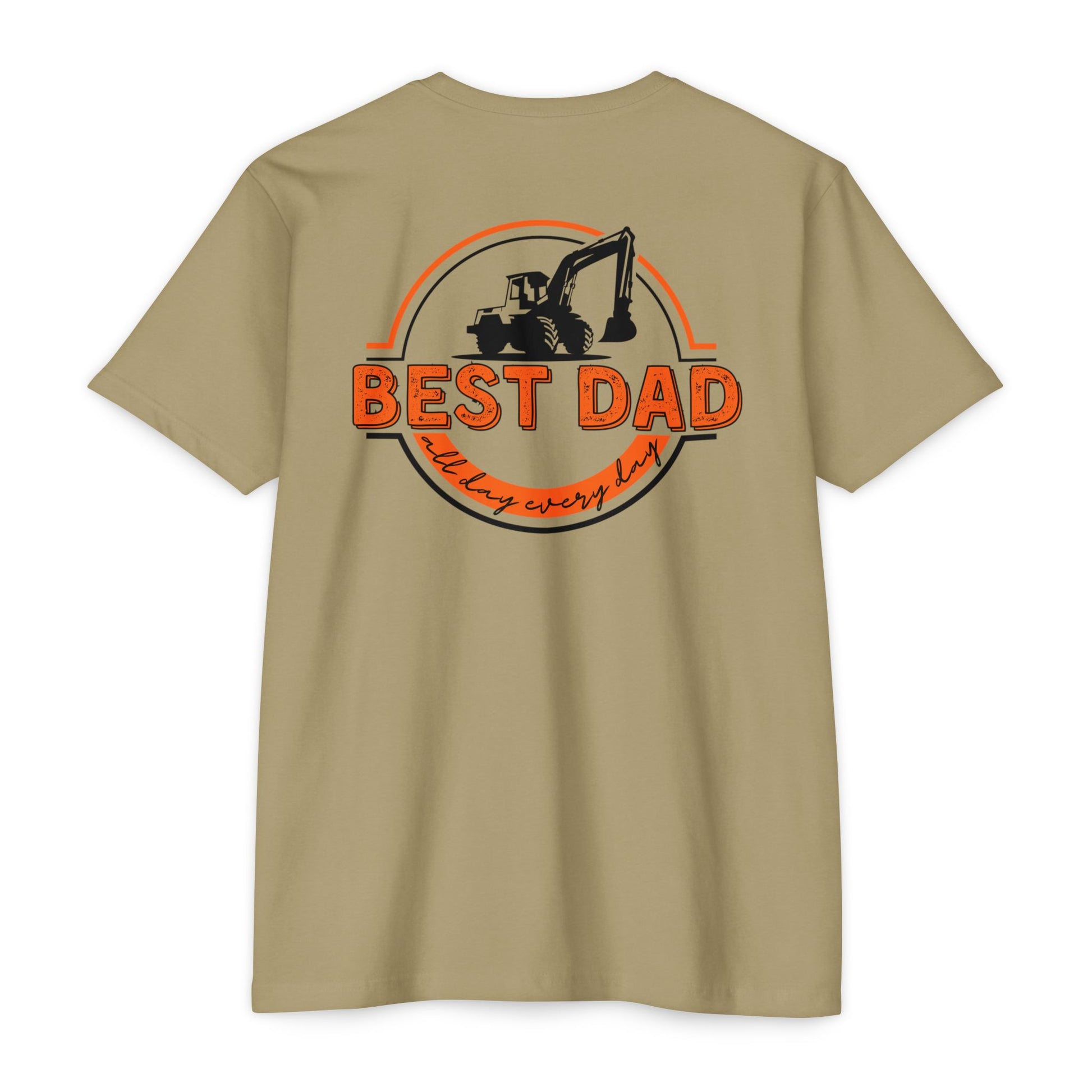 Best Dad Unisex T-Shirt, Father's Day Gift, Construction Dad Tee, Casual Wear, Birthday Present for Him