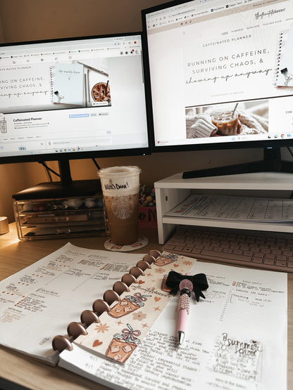 disc bound | the weekly brew planner 2026 (hand assembled)