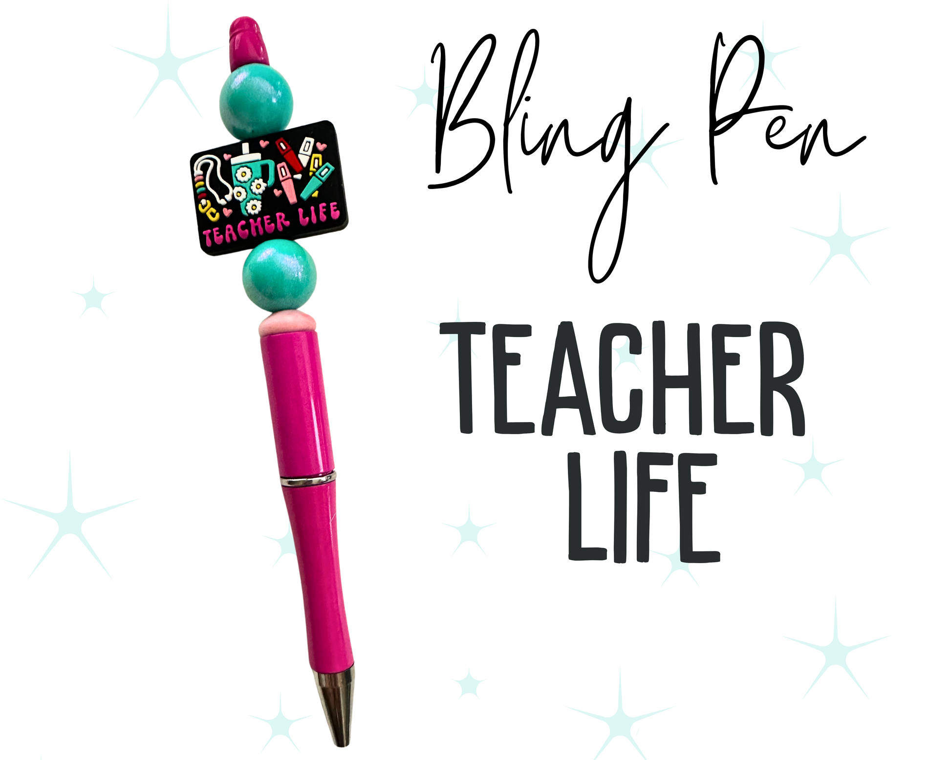 Teacher Life Bling Pen