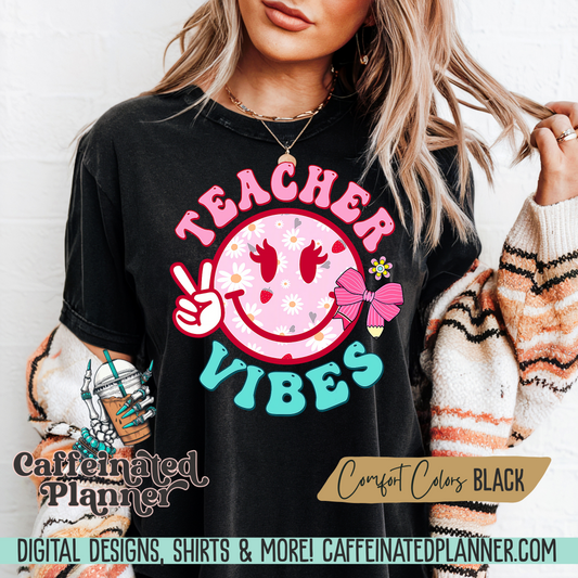 Teacher Vibes RetroSmiley