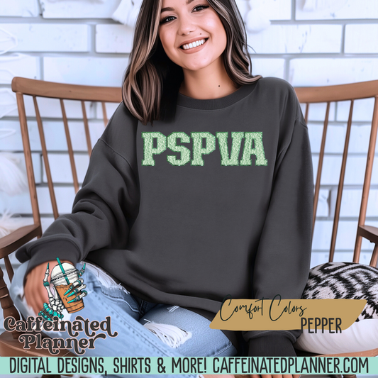PSPVA | Faux Chenille Comfort Colors Crewneck
