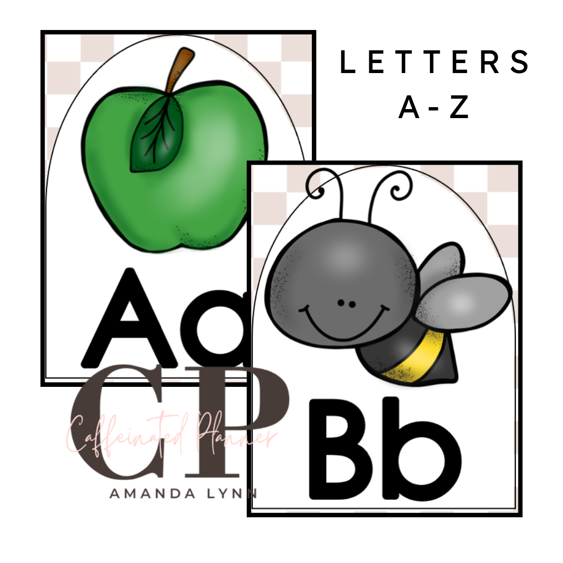 Primary Alphabet: Neutral Checkered