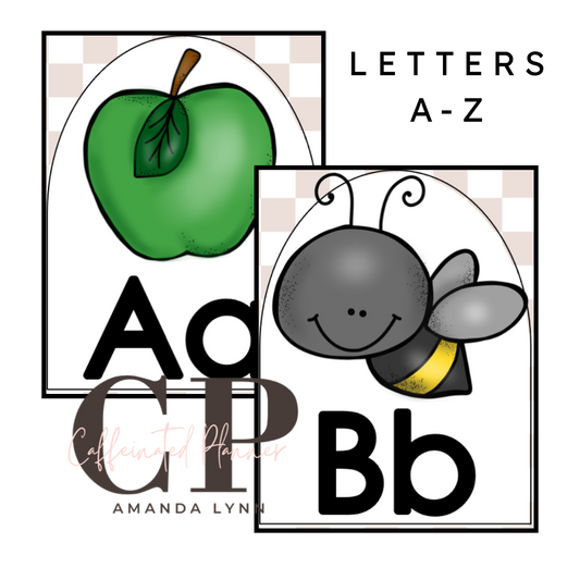 Primary Alphabet: Neutral Checkered