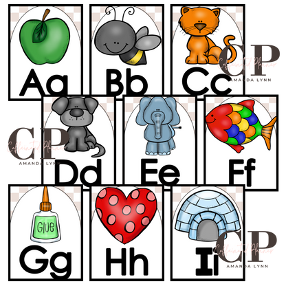 Primary Alphabet: Neutral Checkered