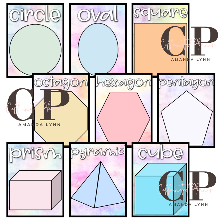 Magical Decor: Shape Posters