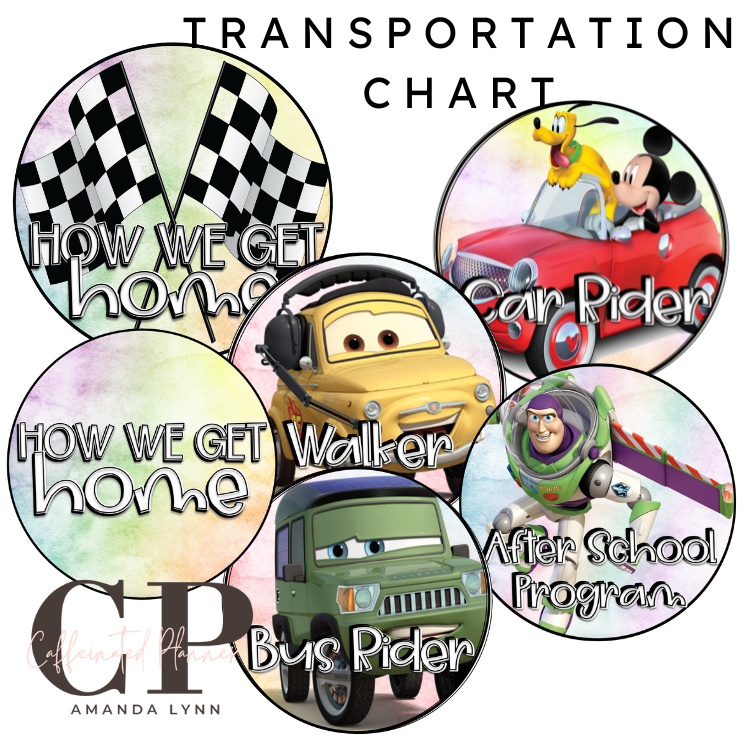 Magical Decor: Transportation Chart