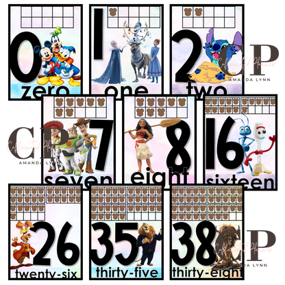 Magical Decor: Numbers Pack, Numbers 0-40