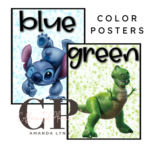 Magical Decor: Color Identification Posters