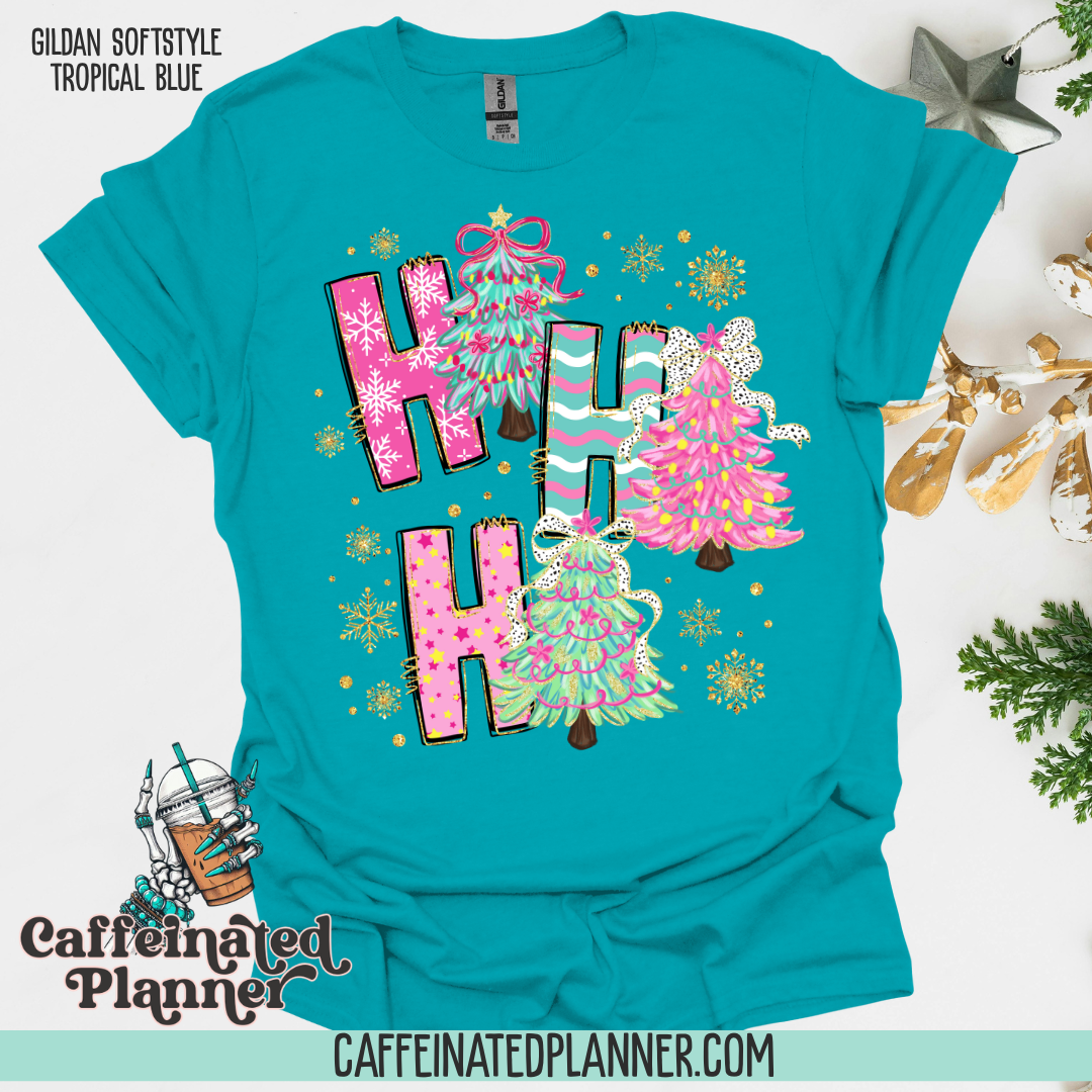 HoHoHo Brushstroke Trees