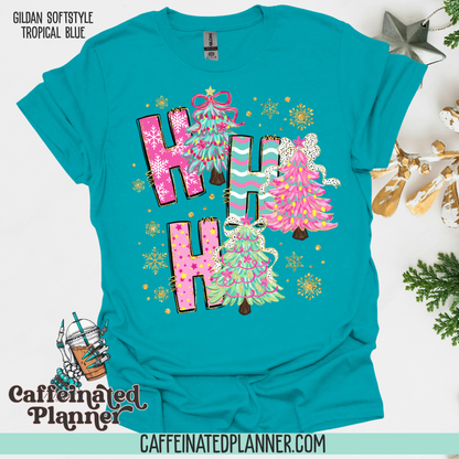 HoHoHo Brushstroke Trees