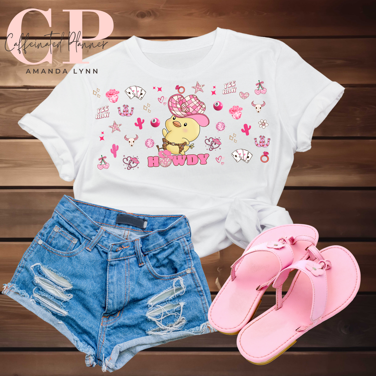 Cute Western Chick // Pink & Glitter Western // Howdy
