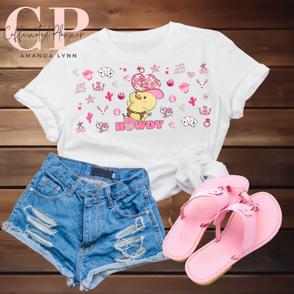 Cute Western Chick // Pink & Glitter Western // Howdy