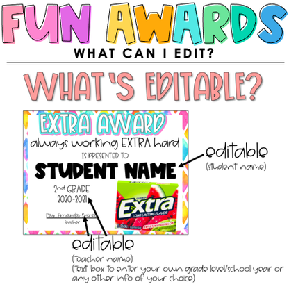 Fun End of Year Awards