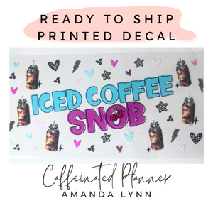 Iced Coffee Snob // Checkered