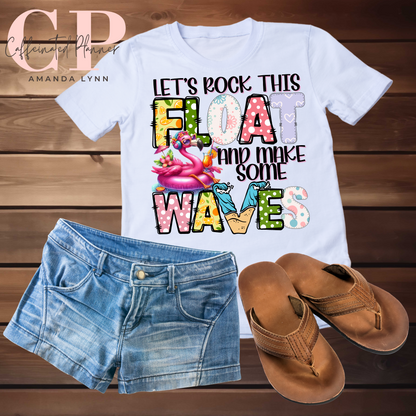 Let's Rock this Float & Make Some Waves // Flamingo PNG