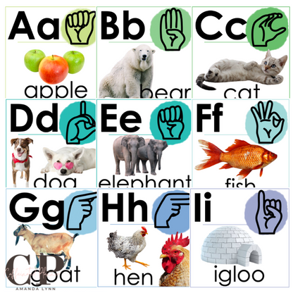 Simple Alphabet ft. Sign Language