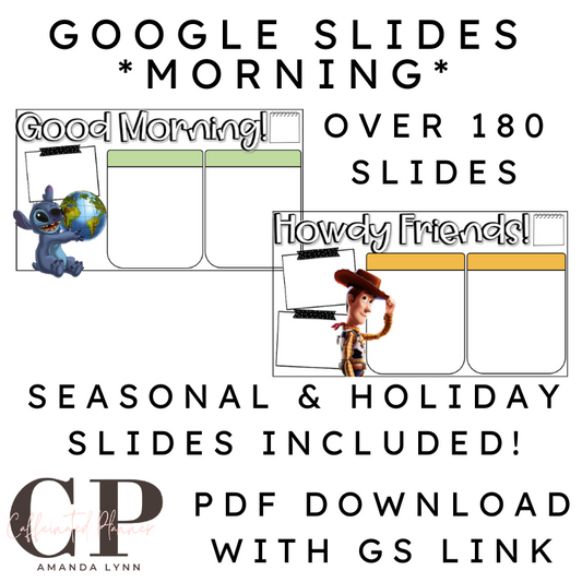 Magical Decor: Google Slides // Morning Slides Only