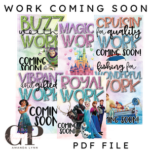 Magical Decor: Work Coming Soon Posters