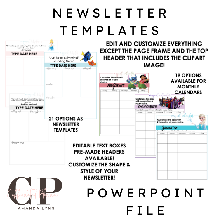 Magical Decor: Newsletter Templates