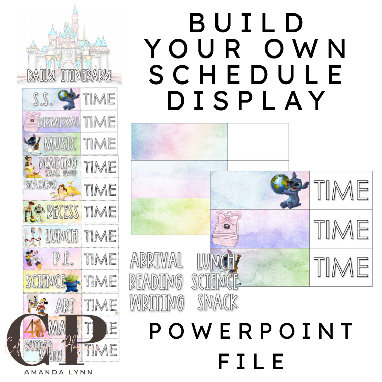 Magical Decor: Daily Schedule Display
