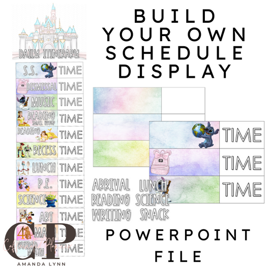 Magical Decor: Daily Schedule Display