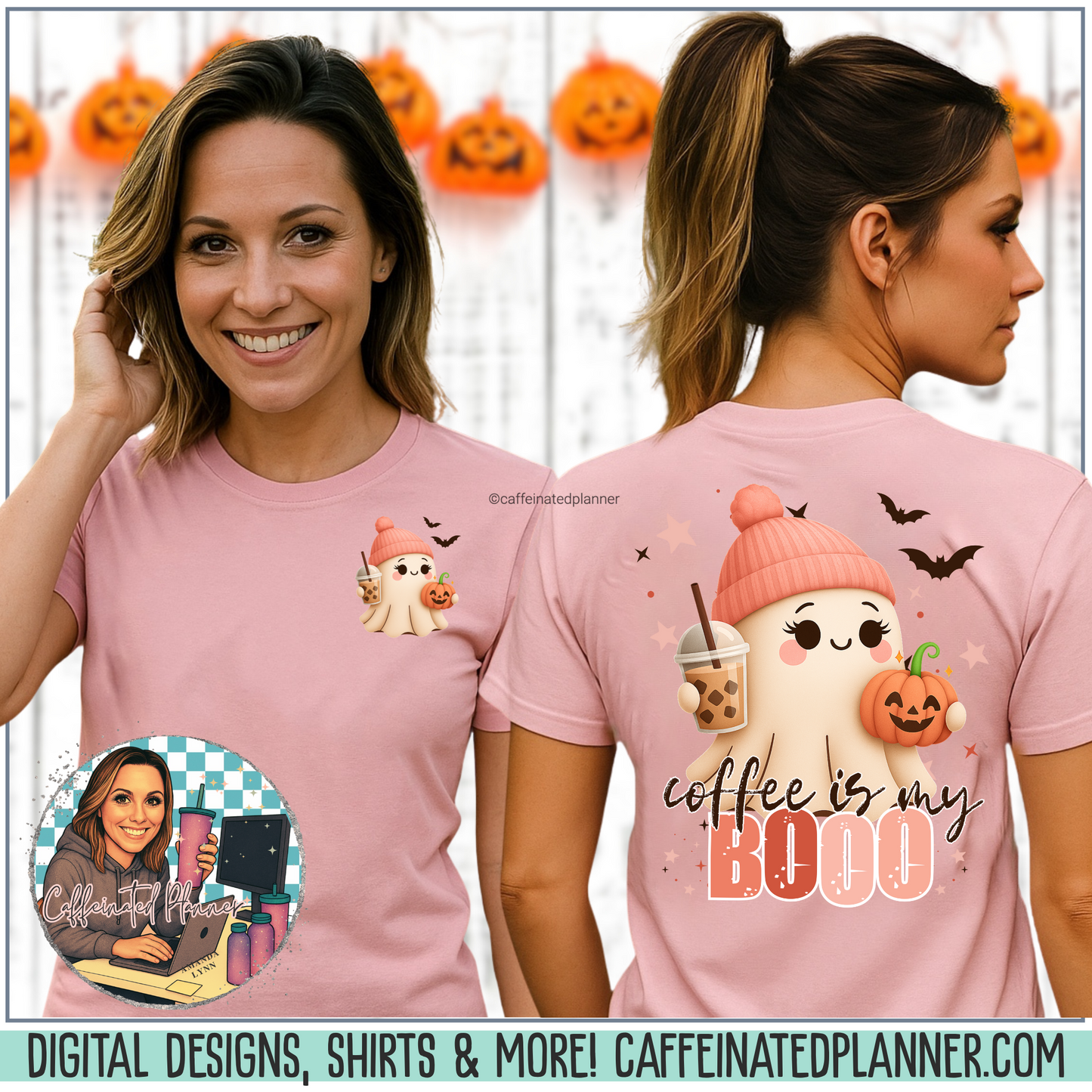 Coffee is my BOOO Tee * Front & Back Design *