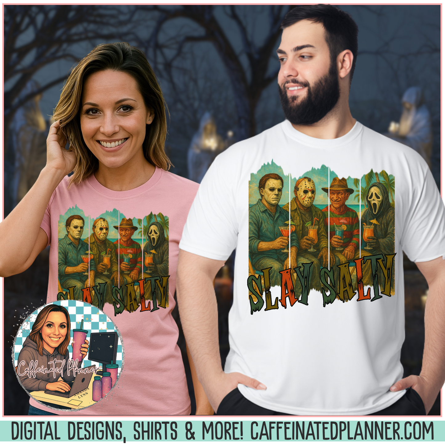Horror Icons 'Slay Salty' * Cocktail hour *