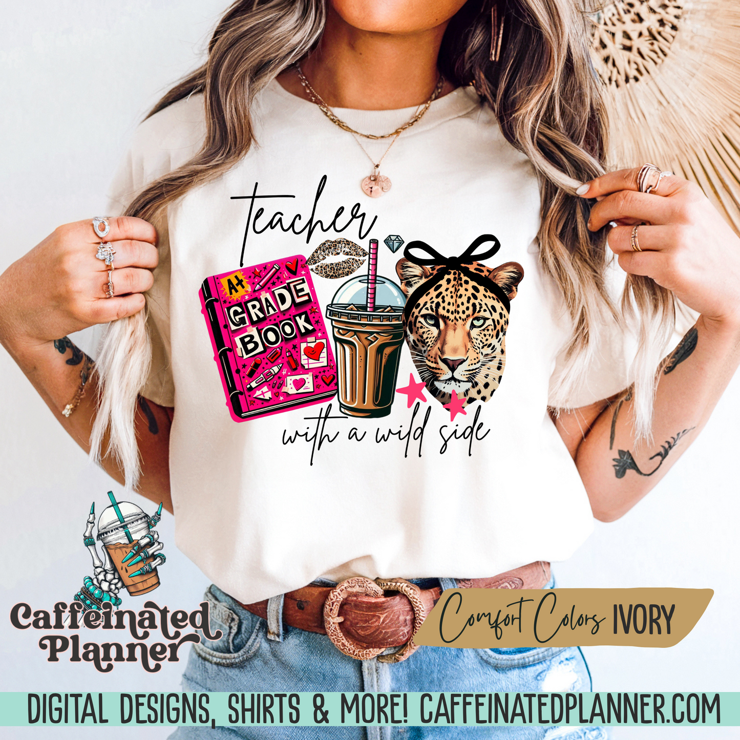 Teacher With a Wild Side – Comfort Colors® Graphic Tee