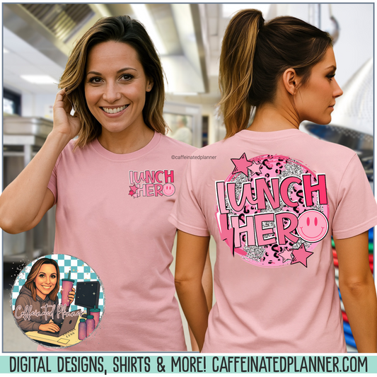 Lunch Hero Unisex Tee - Cafeteria Staff Shirt