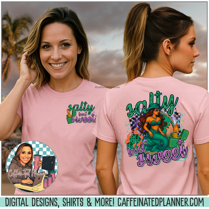 Short Sleeve Tee - Western Mermaid Baddie Design