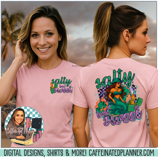 Short Sleeve Tee - Western Mermaid Baddie Design