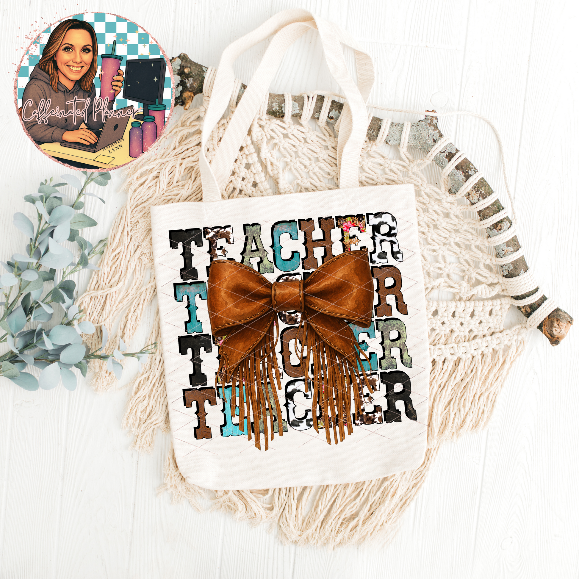 Western Fringe Bow Teacher // Digital Download Only