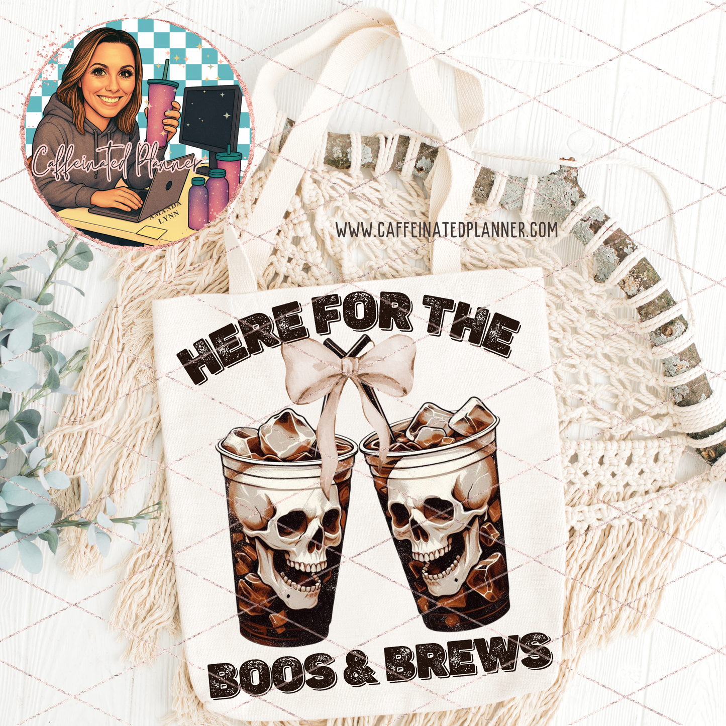 Here for the boos & brews (iced coffee) // Digital Download Only
