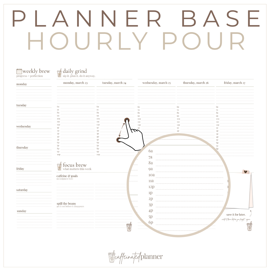 Build your Brew™ Planner | Custom Disc-Bound Planner [Base]
