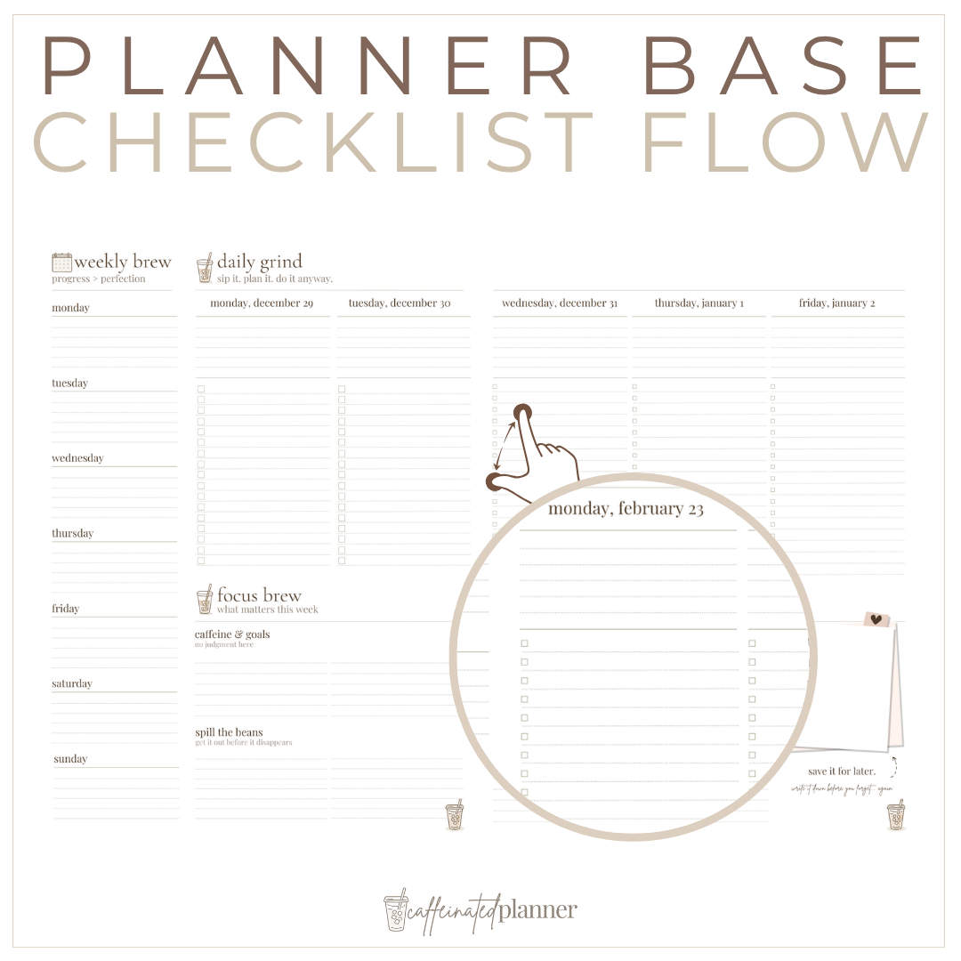 Build your Brew™ Planner | Custom Disc-Bound Planner [Base]