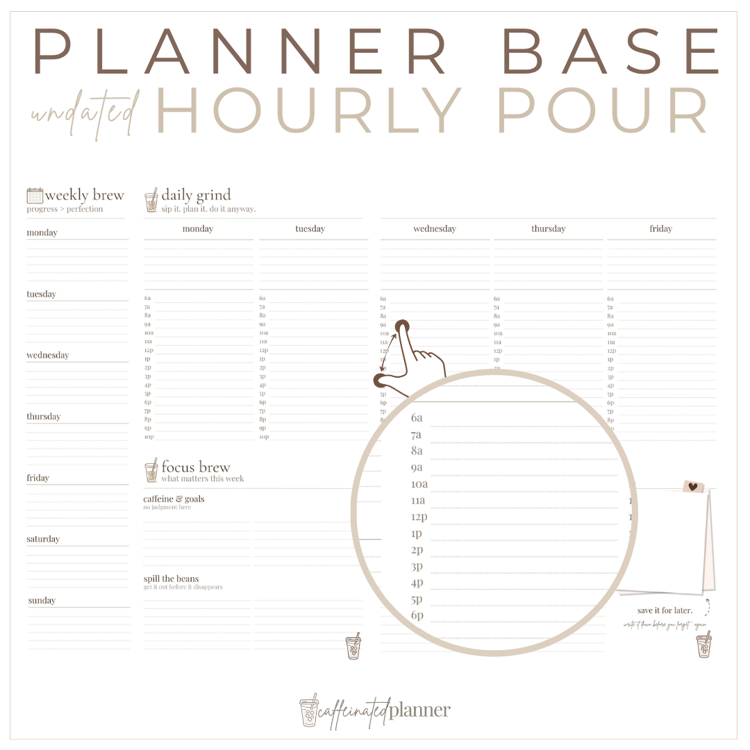 Build your Brew™ Planner | Custom Disc-Bound Planner [Base]