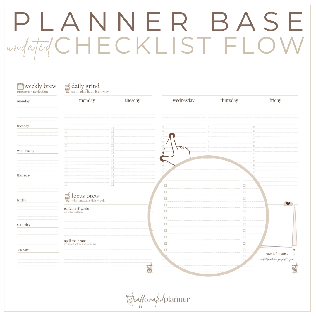 Build your Brew™ Planner | Custom Disc-Bound Planner [Base]