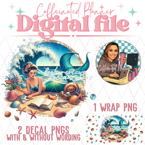Reading Mermaid // Digital Download Only