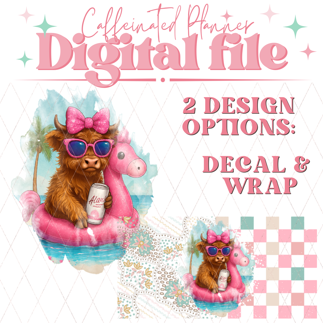 Highland Cow * Beach & Alani // Digital Download Only