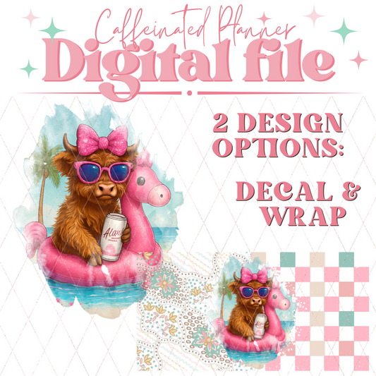 Highland Cow * Beach & Alani // Digital Download Only