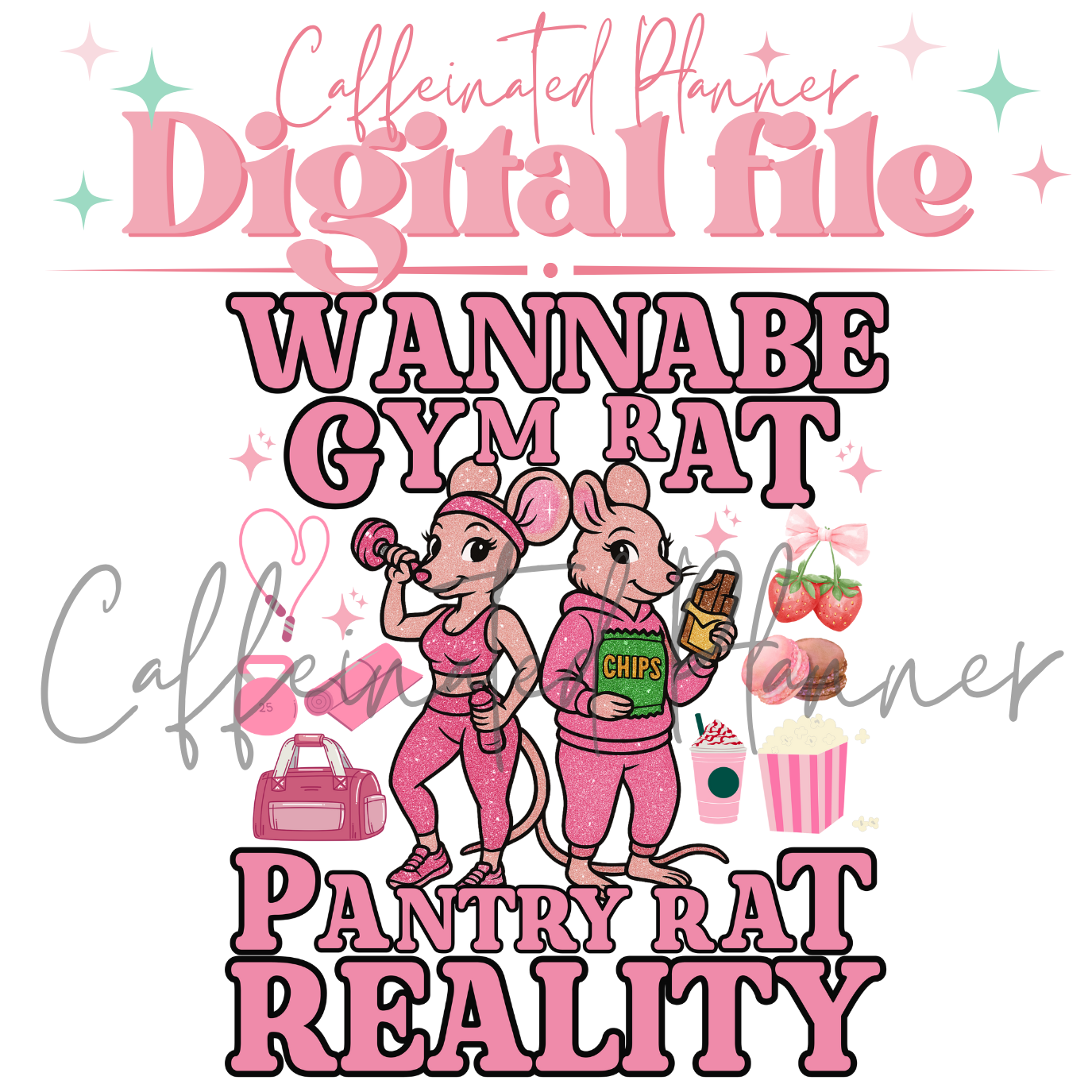 Gym Rat Pantry Rat // Digital Download Only