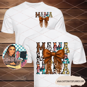 Mama & Mini Western Fringe Bow // Digital Download Only