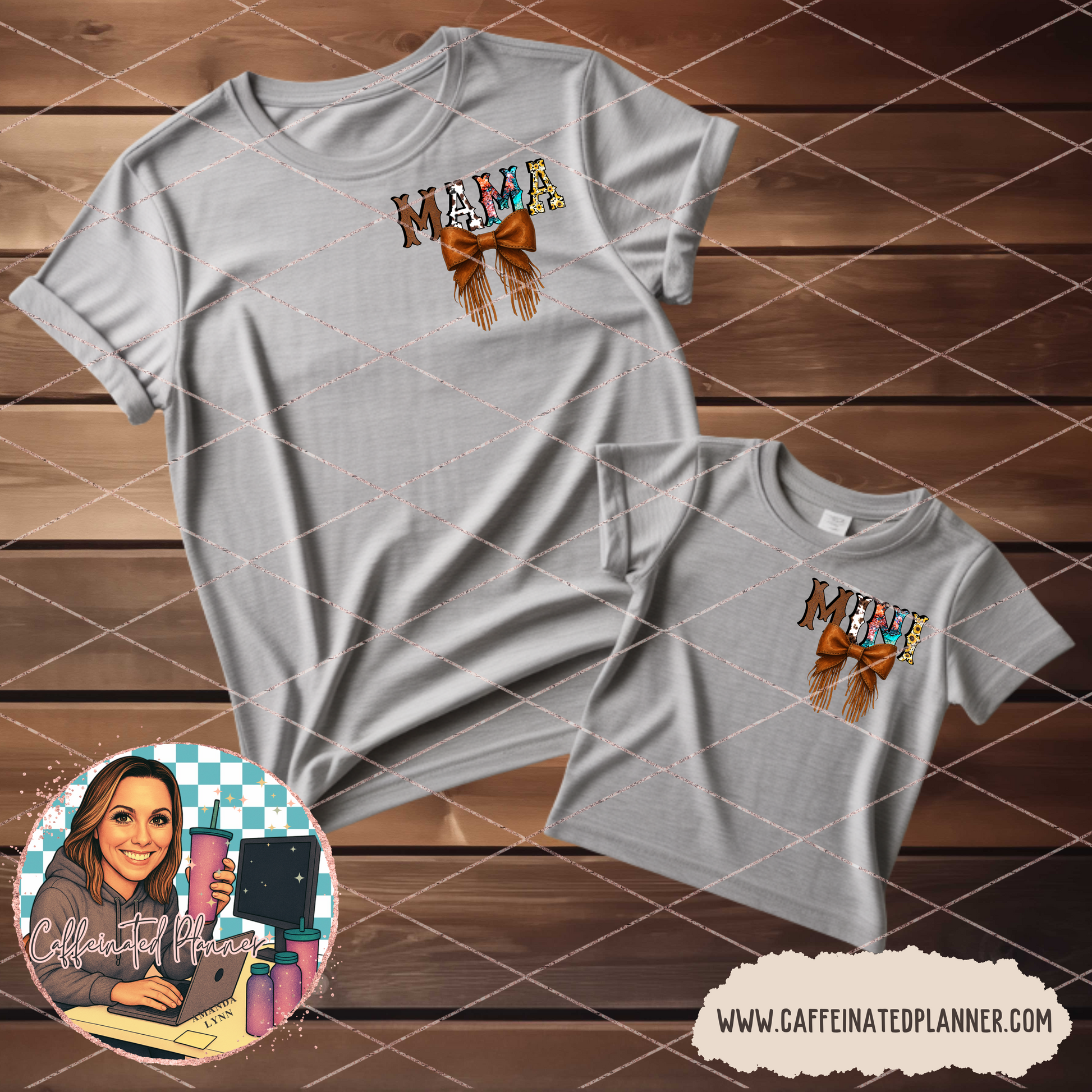 Mama & Mini Western Fringe Bow // Digital Download Only