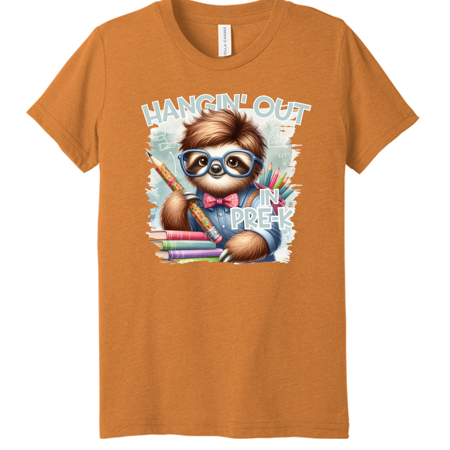 Orange Triblend - FRONT