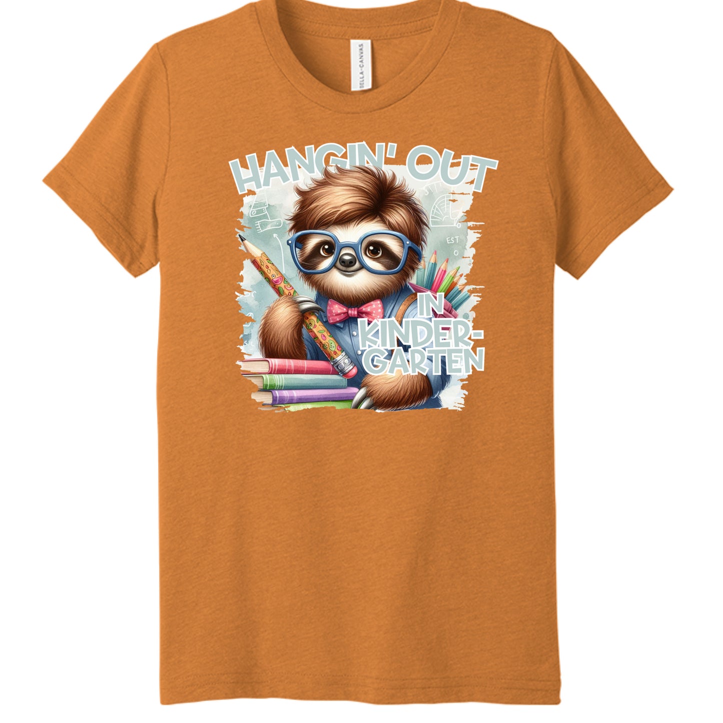 Orange Triblend - FRONT