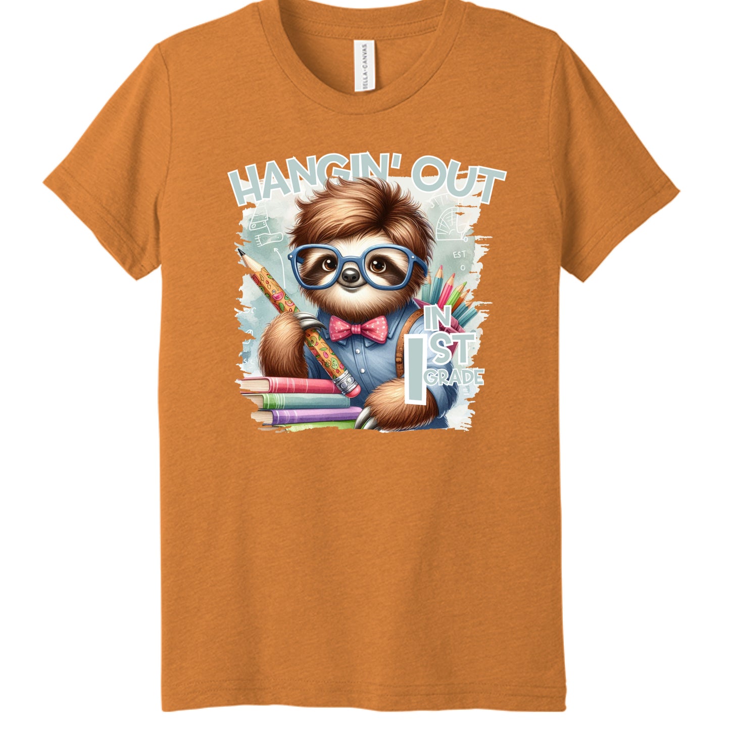 Orange Triblend - FRONT