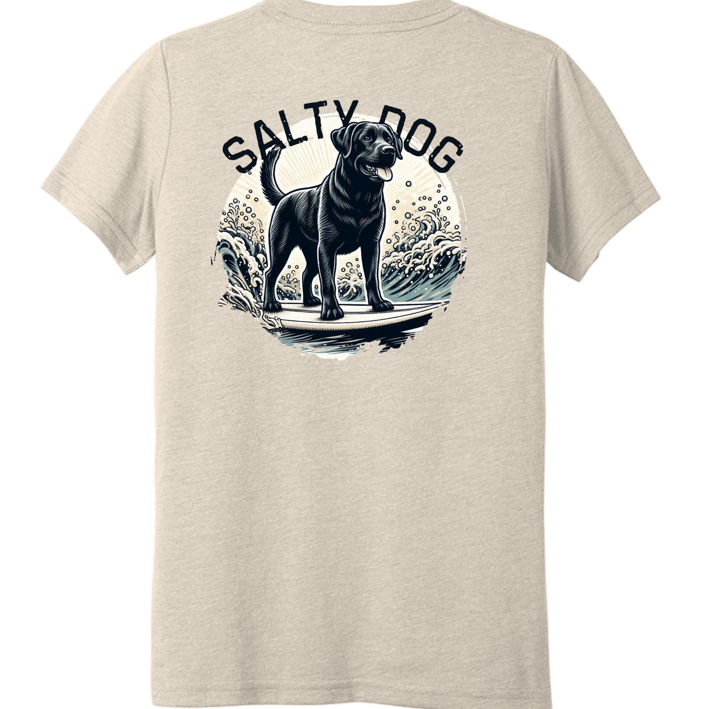 Solid Natural Triblend - BACK