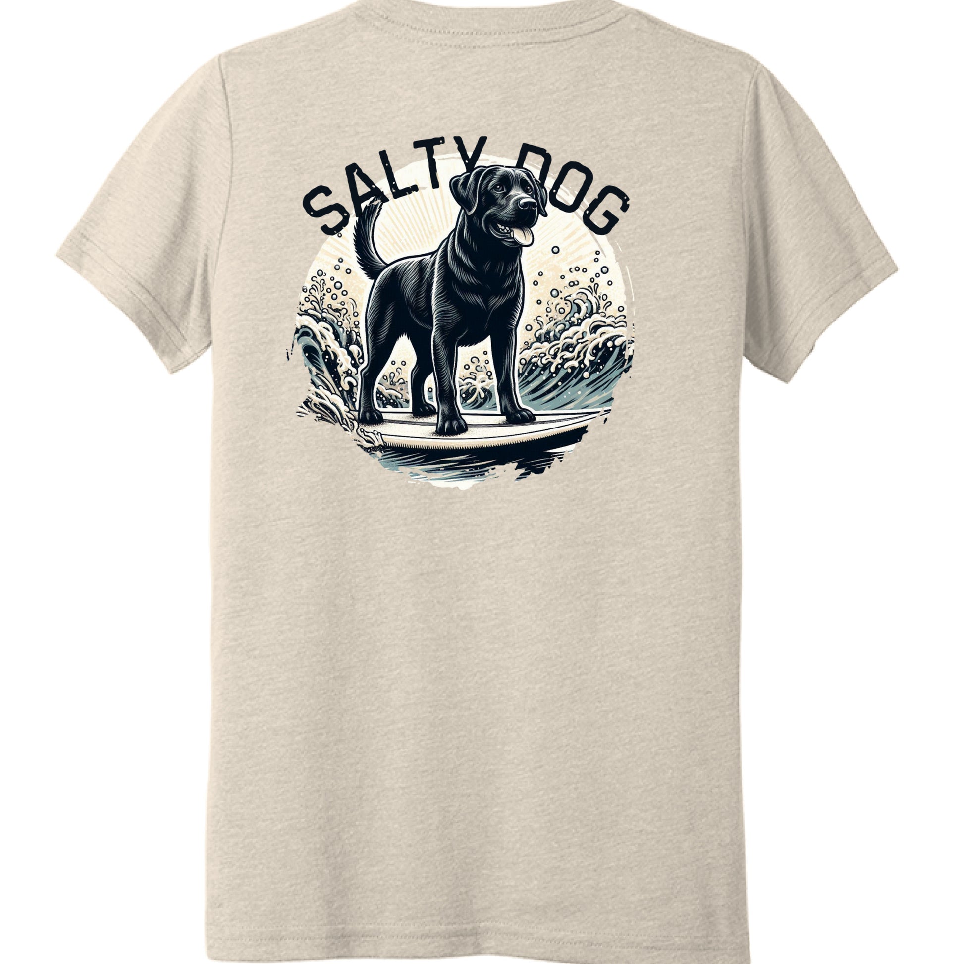 Solid Natural Triblend - BACK